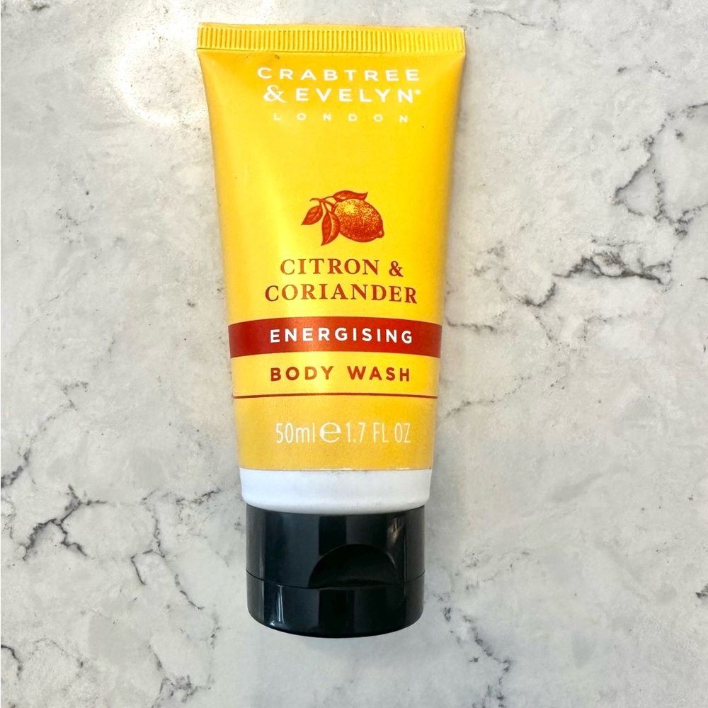 NEW Crabtree & Evelyn Citron & Coriander 1.7 oz Body Wash Unsealed